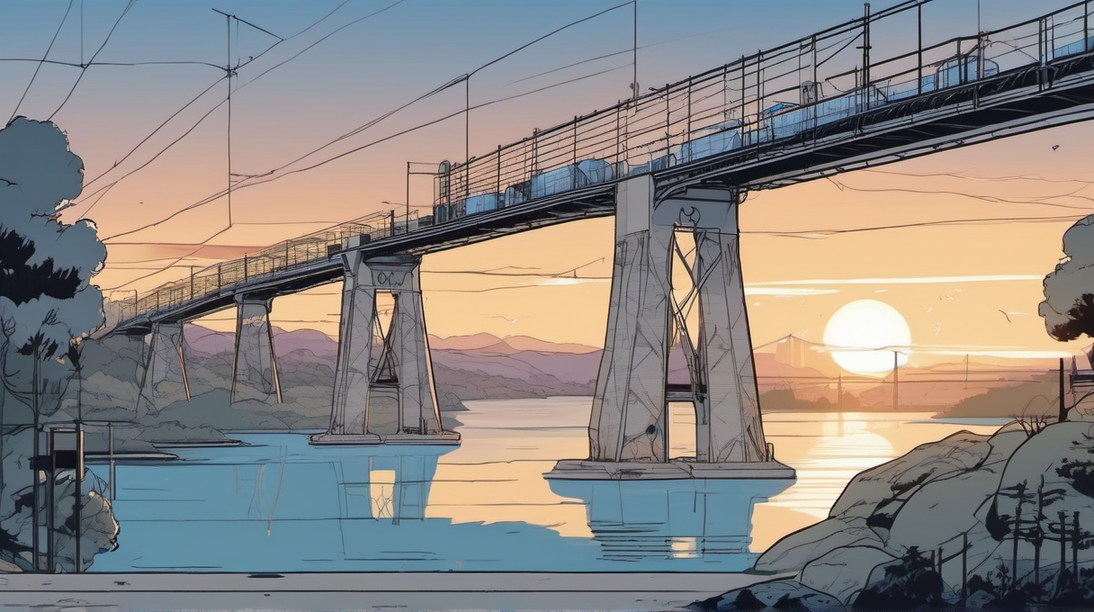 Illustration for: Infrastructure Financing via Municipal Bonds. Understand how states and localities fund bridges, water systems, and transit th...